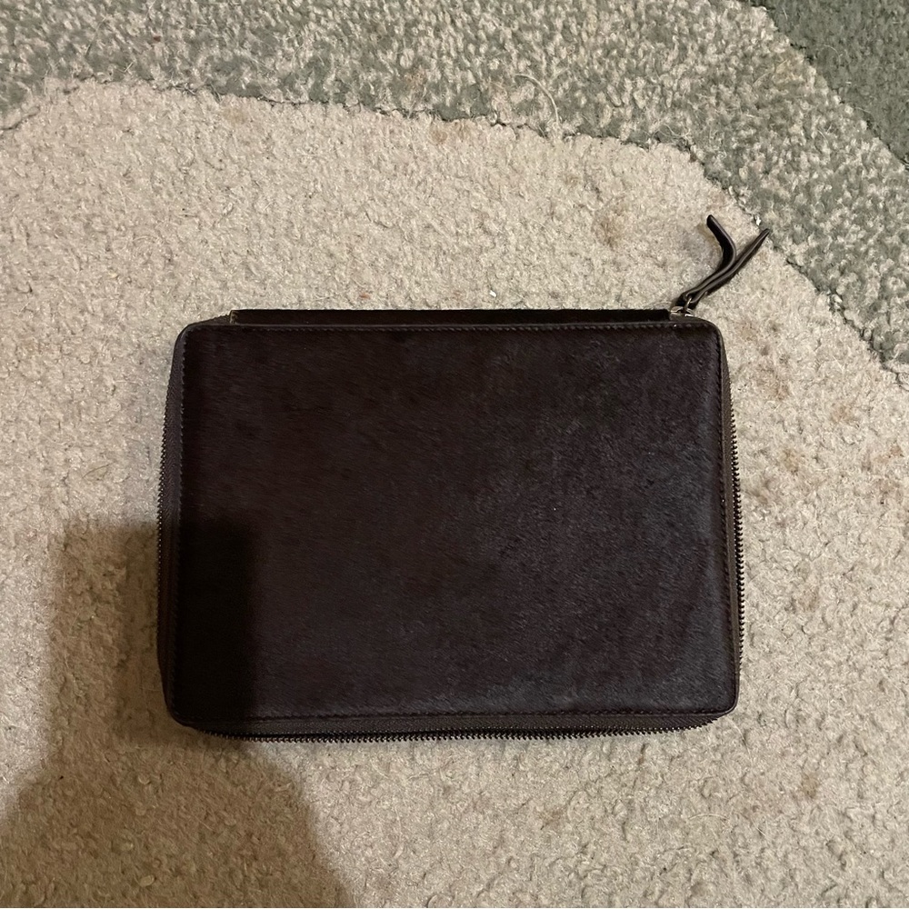 🆕Restoration Hardware Calf Hair IPad zipcase